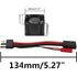 PROTONRC Motor Heatsink with High Speed Cooling Fan Compatible with Traxxas 1/8 4WD Sledge 95076-4 (Black)