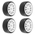 ProtonRC 1/10 Rc Car Drift Tires On Road white wheels