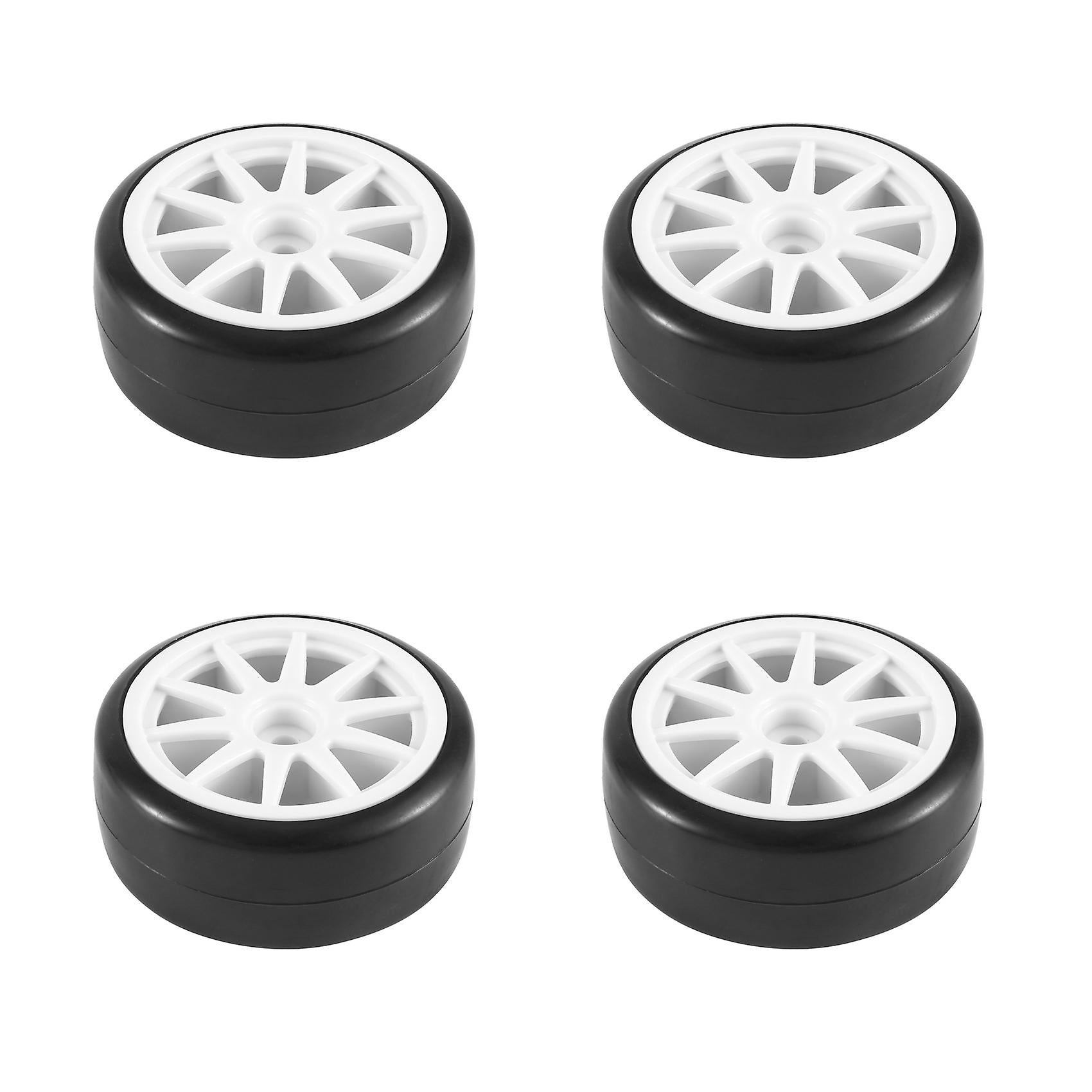 ProtonRC 1/10 Rc Car Drift Tires On Road white wheels