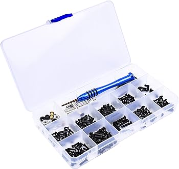 ProtonRC 316pcs RC Car Tools & Screws Box Kit Set M2 M2.5 M3 Screws Repair Supplies for Wltoys and similar