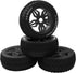 ProtonRC 1/8 RC Buggy Rubber Tires Tyre w/ 5 Spoke Plastic Rim 17mm Hex