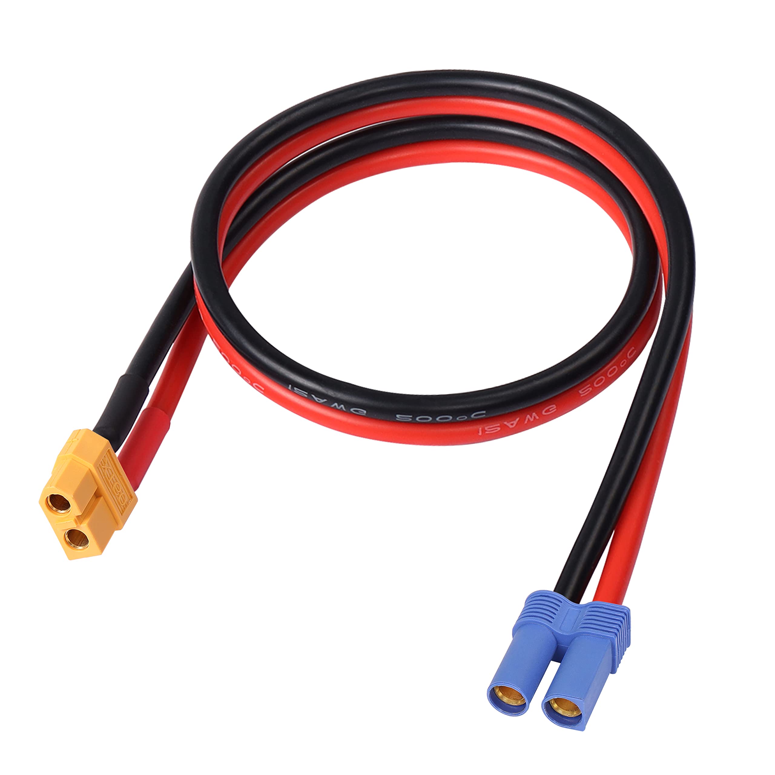 ProtonRC Charger Cable XT60 Female to EC5 Male 20cm 14AWG – Καλώδιο Φόρτισης RC