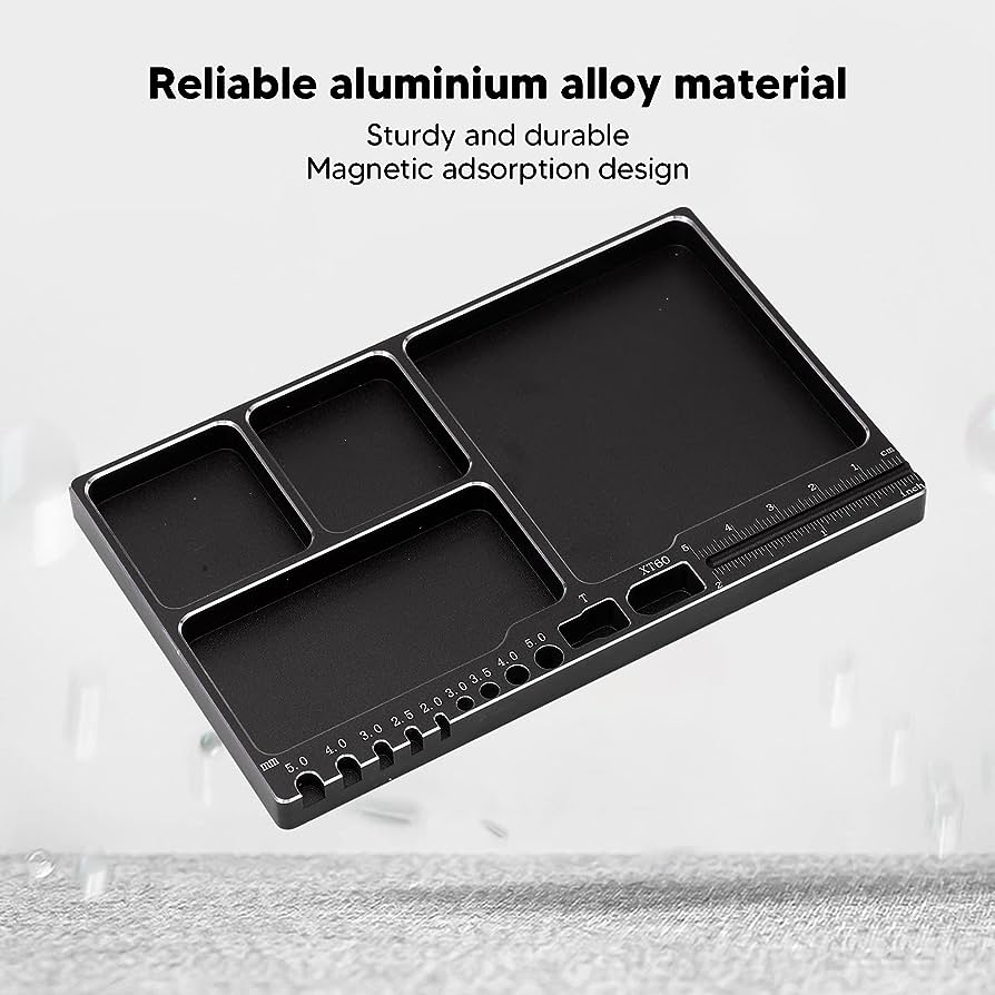 ProtonRc Multifunction Tool Screw Tray Plate With Magnet For RC Car