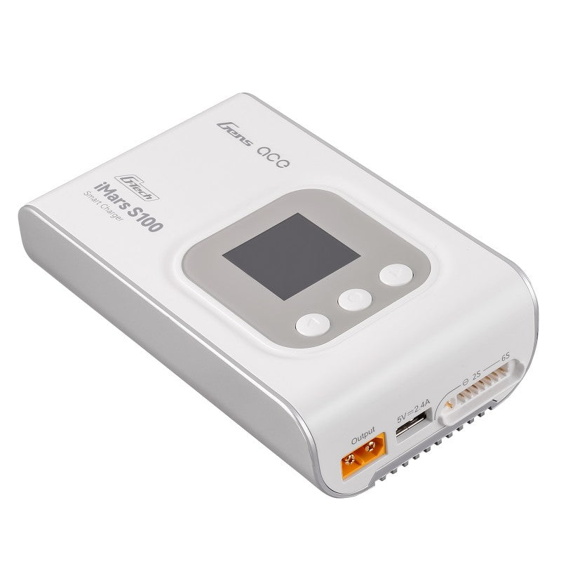 Gens ace iMars S100 G-Tech Smart AC Balance Charger 100W 10A (White)