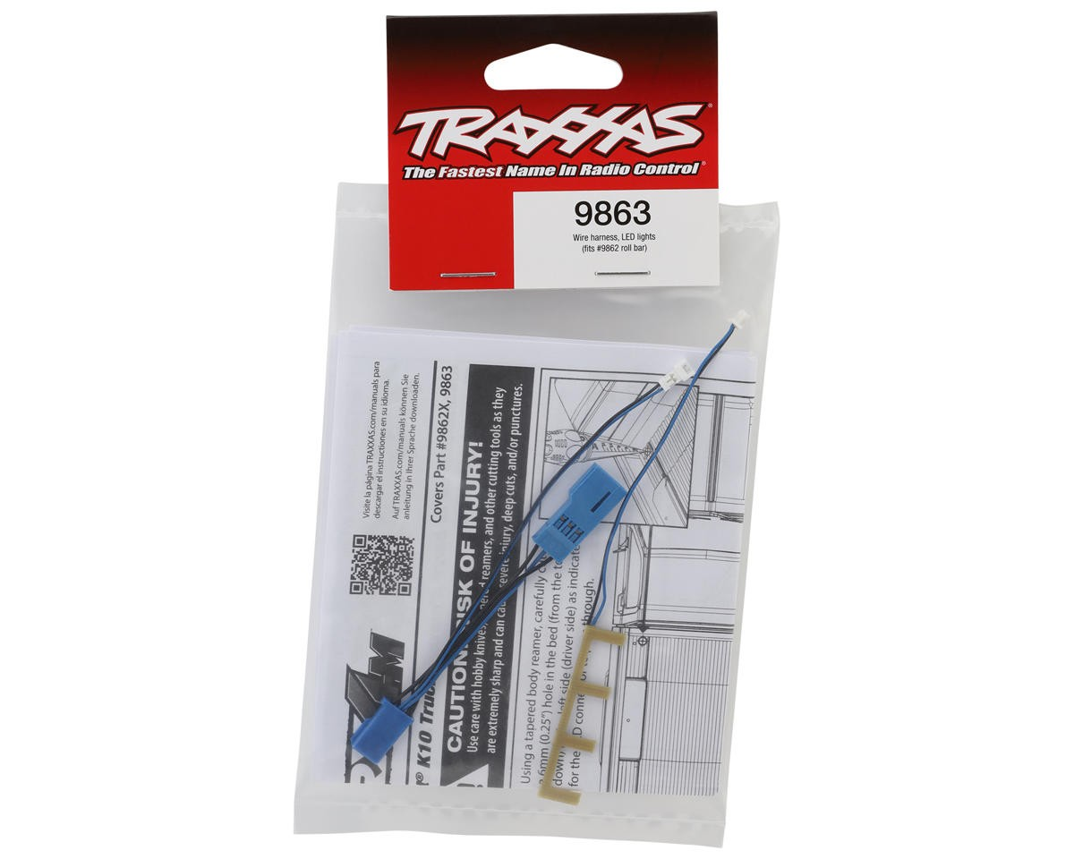 Traxxas TRX-4M Roll Bar LED Lights & Wire Harness – Ford F-150 & Chevy K10