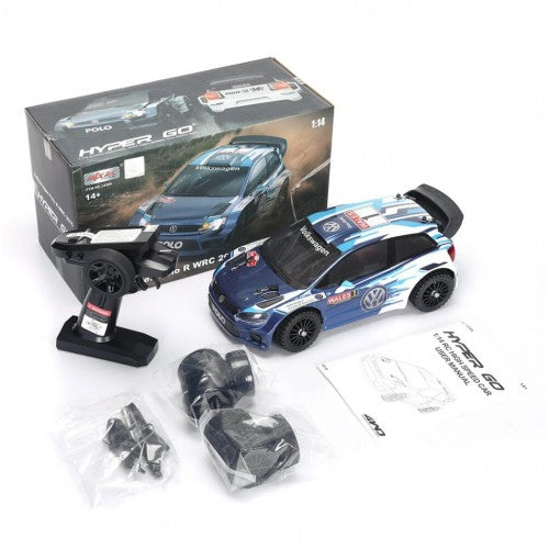 MJX Hyper GO 14304 Volkswagen Polo R WRC 1/14 RTR Brushless 4WD Rally & Drift Car