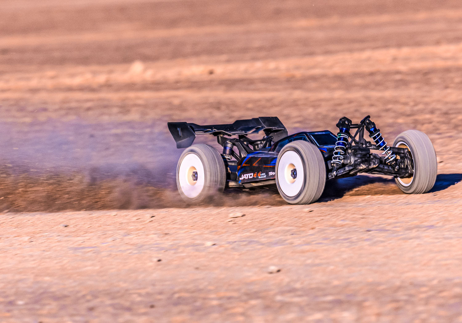 Traxxas Jato® 4x4 VXL-4S 1/8 Brushless Electric Racing Buggy (Blue) EHD RTR