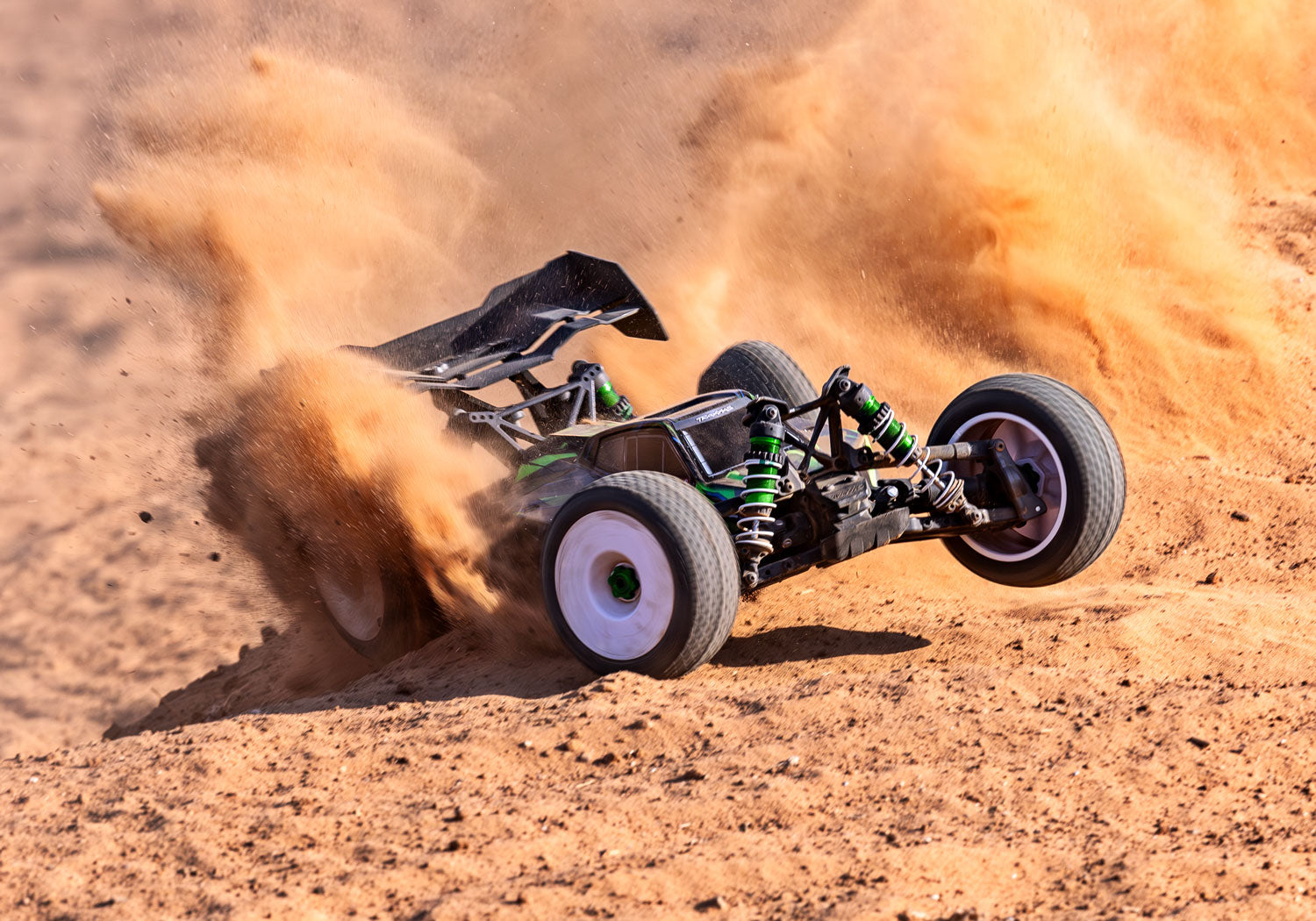 Traxxas Jato® 4x4 VXL-4S 1/8 Brushless Electric Racing Buggy (Green) EHD RTR