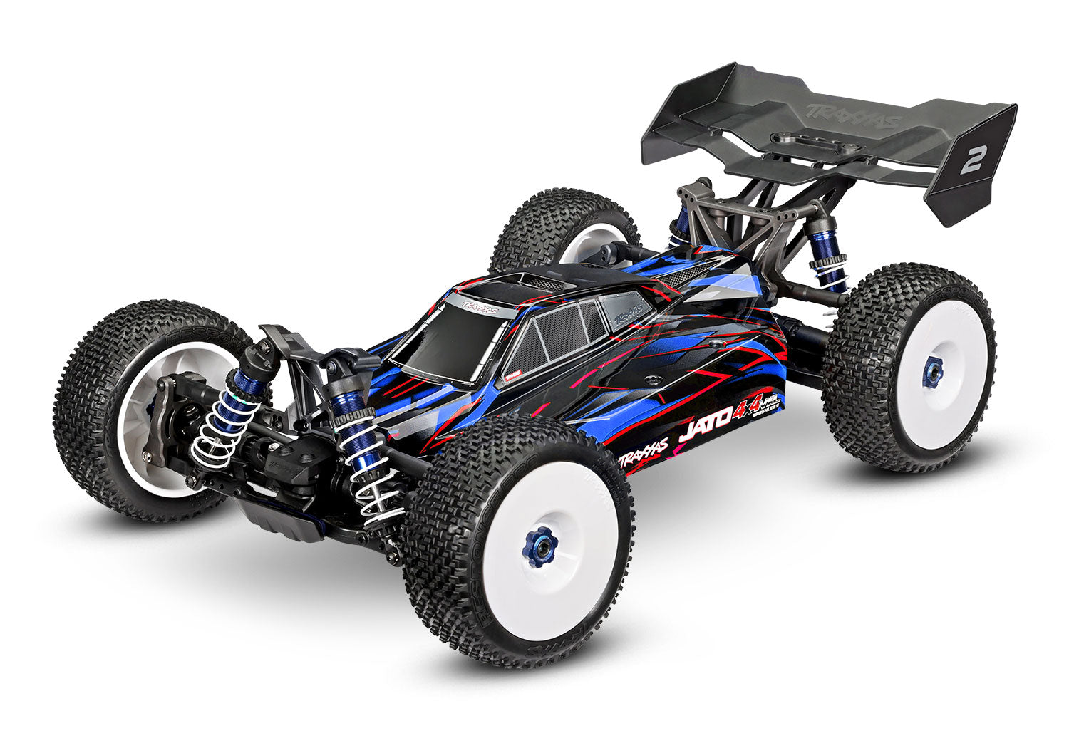 Traxxas Jato® 4x4 VXL-4S 1/8 Brushless Electric Racing Buggy (Blue) EHD RTR