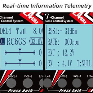 Radiolink RC6GS V3 7CH με 2x R7FG Gyro Receiver – Τηλεκατεύθυνση 2.4GHz για RC Αυτοκίνητα, Σκάφη & Crawlers