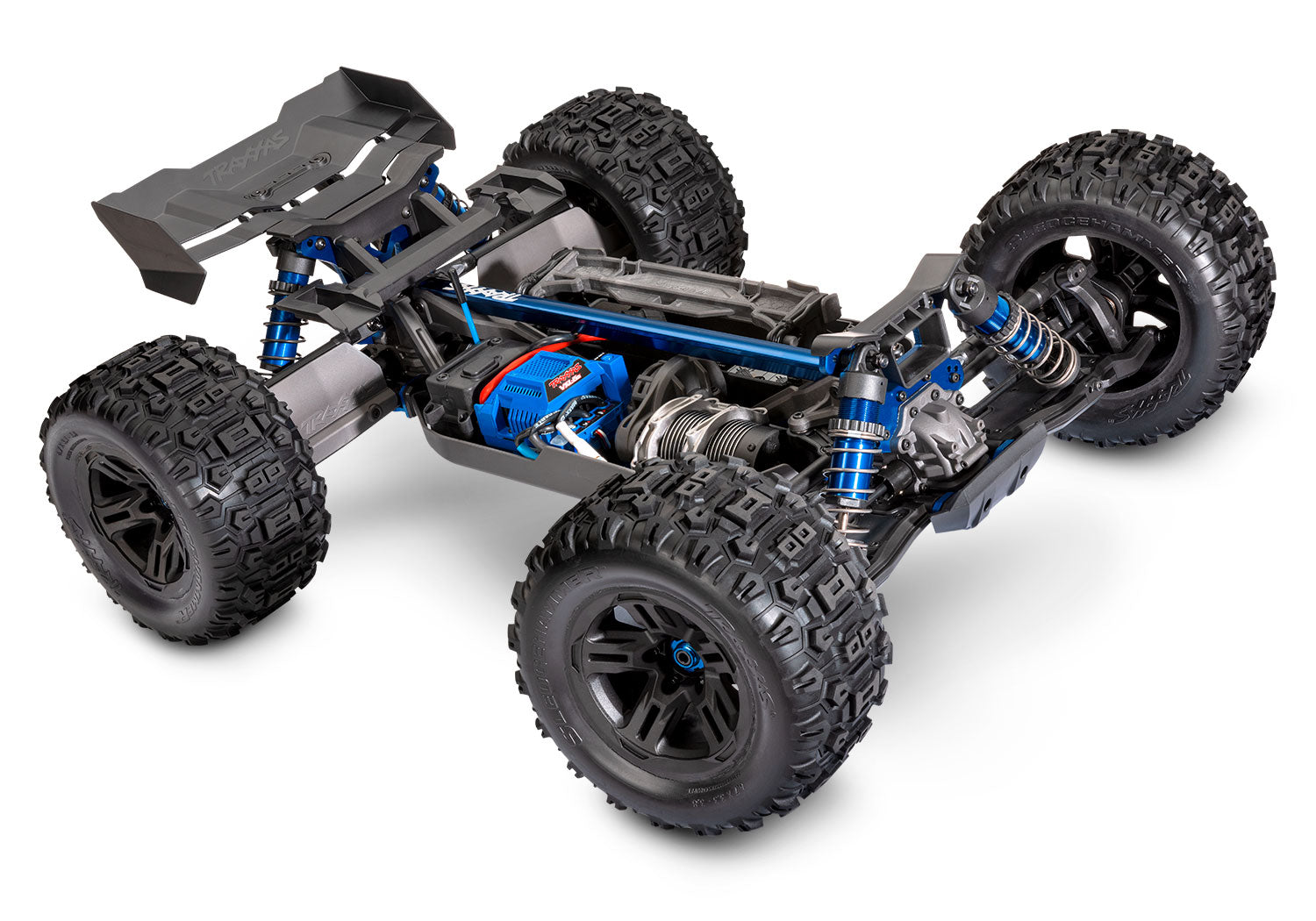 Traxxas Sledge RTR 6S 4WD Brushless 1/8 Monster Truck Orange με Belted Sledgehammer Tires, TQi & TSM