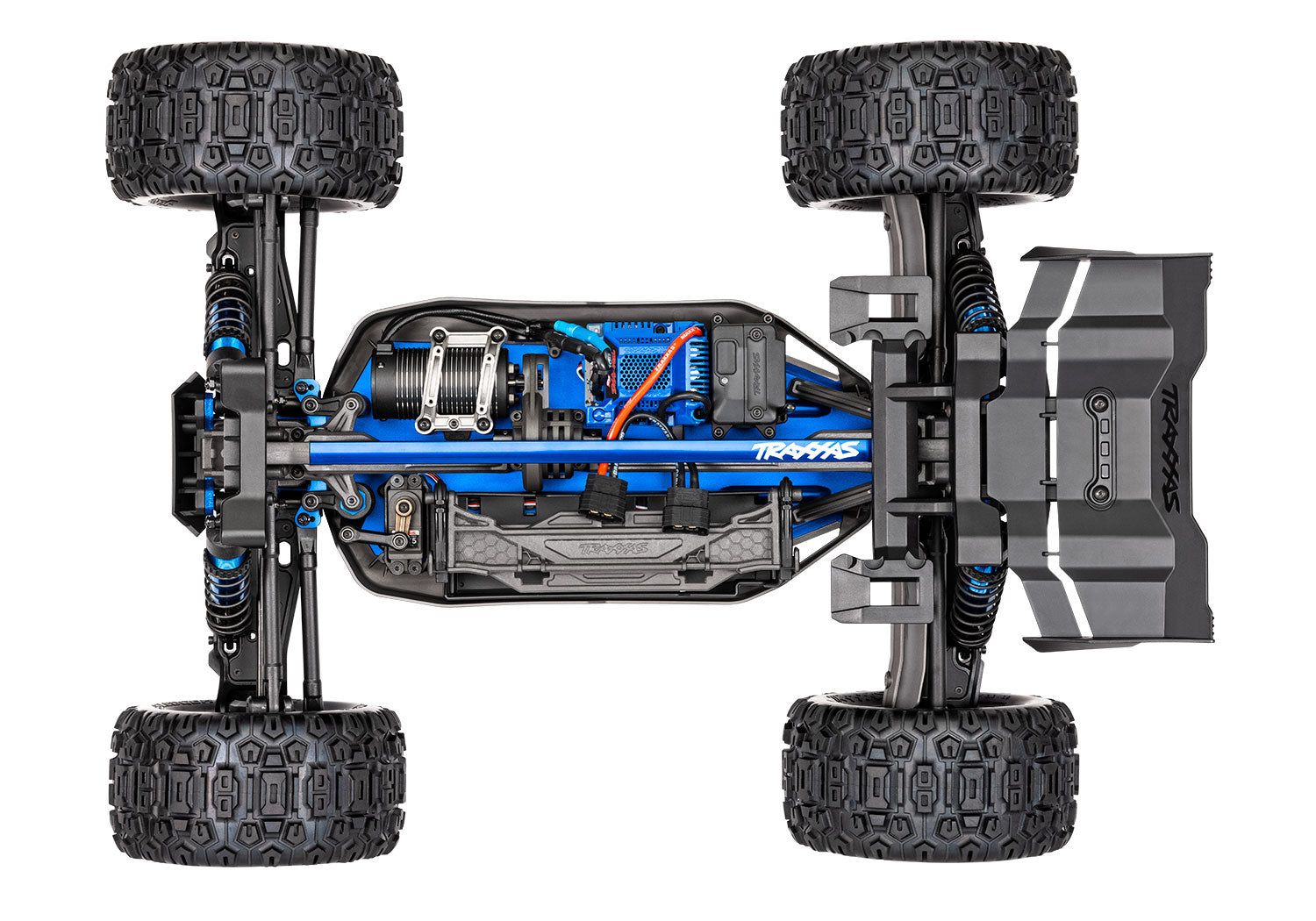 Traxxas Sledge RTR 6S 4WD Brushless 1/8 Monster Truck Orange με Belted Sledgehammer Tires, TQi & TSM