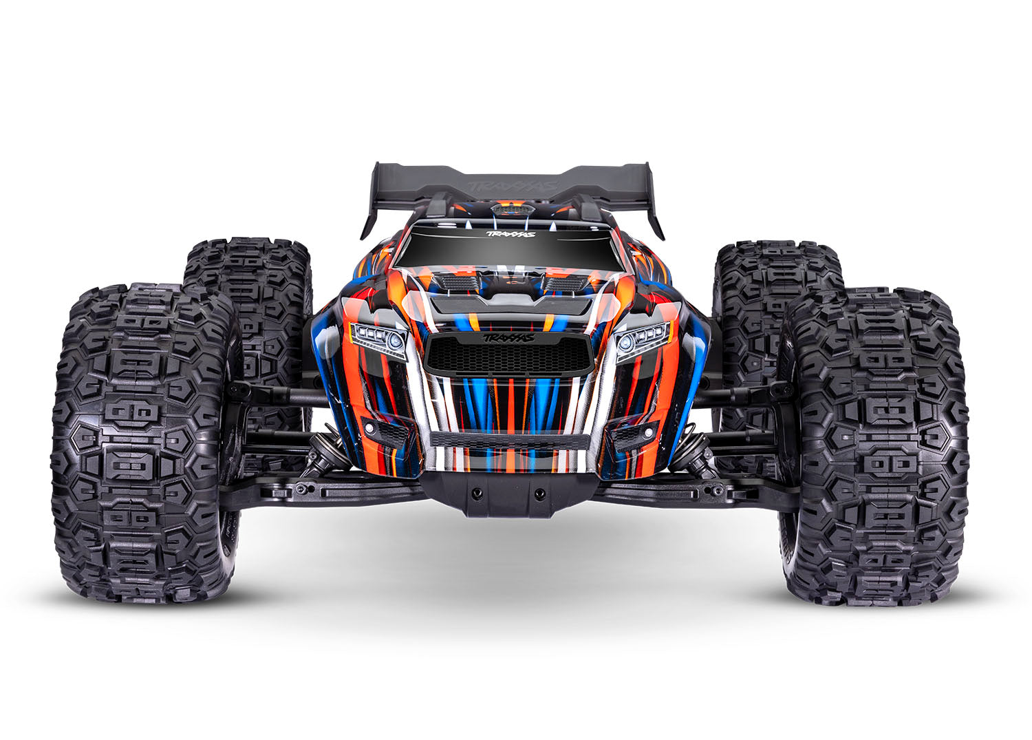 Traxxas Sledge RTR 6S 4WD Brushless 1/8 Monster Truck Orange με Belted Sledgehammer Tires, TQi & TSM