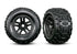 Traxxas Sledge RTR 6S 4WD Brushless 1/8 Monster Truck Orange με Belted Sledgehammer Tires, TQi & TSM