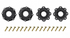 Louise ST-ROCKET 3.8" Sport MFT 1/8 Tires & Wheels 17mm Hex (2)