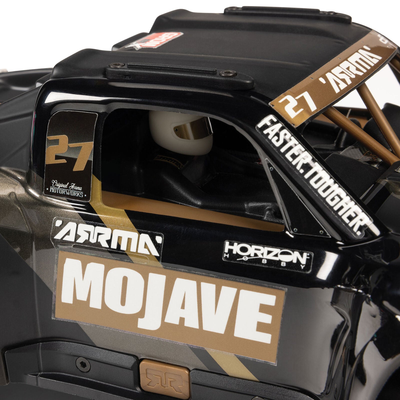 ARRMA Mojave Grom 223S BLX 1/18 Brushless 4WD Desert Truck RTR (Black) με SLT2 2.4GHz & DSC