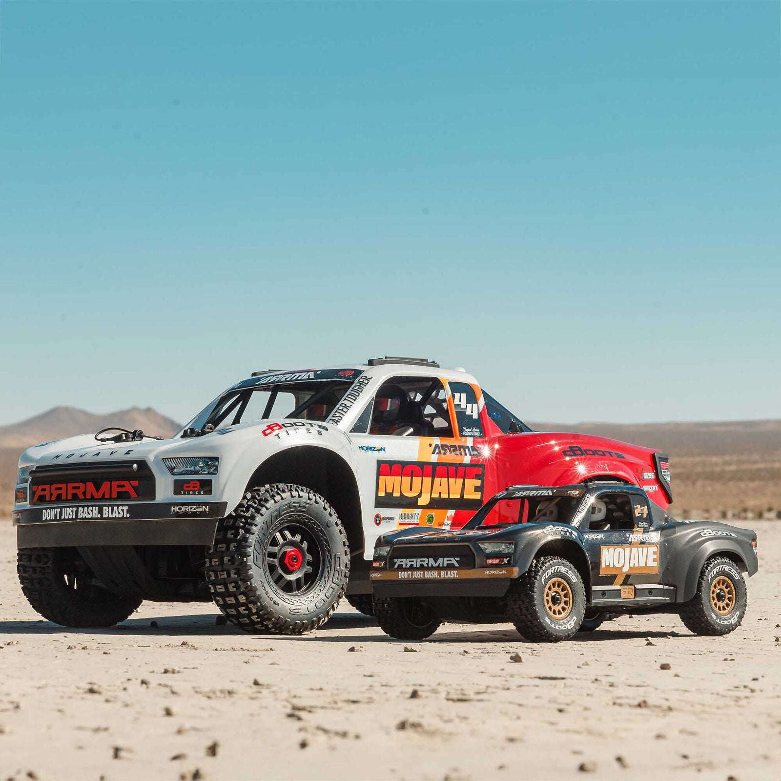 ARRMA Mojave Grom 223S BLX 1/18 Brushless 4WD Desert Truck RTR (Black) με SLT2 2.4GHz & DSC