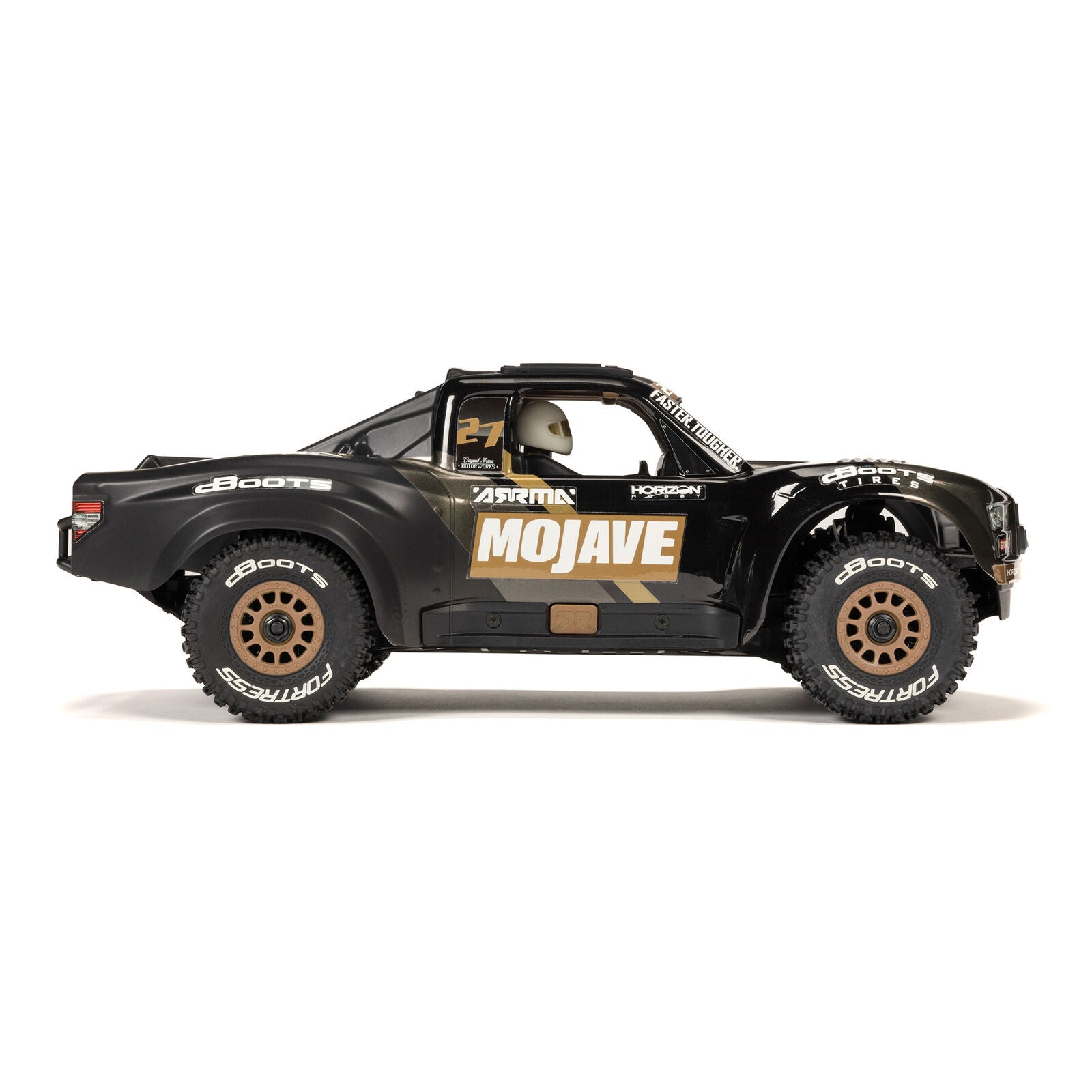 ARRMA Mojave Grom 223S BLX 1/18 Brushless 4WD Desert Truck RTR (Black) με SLT2 2.4GHz & DSC