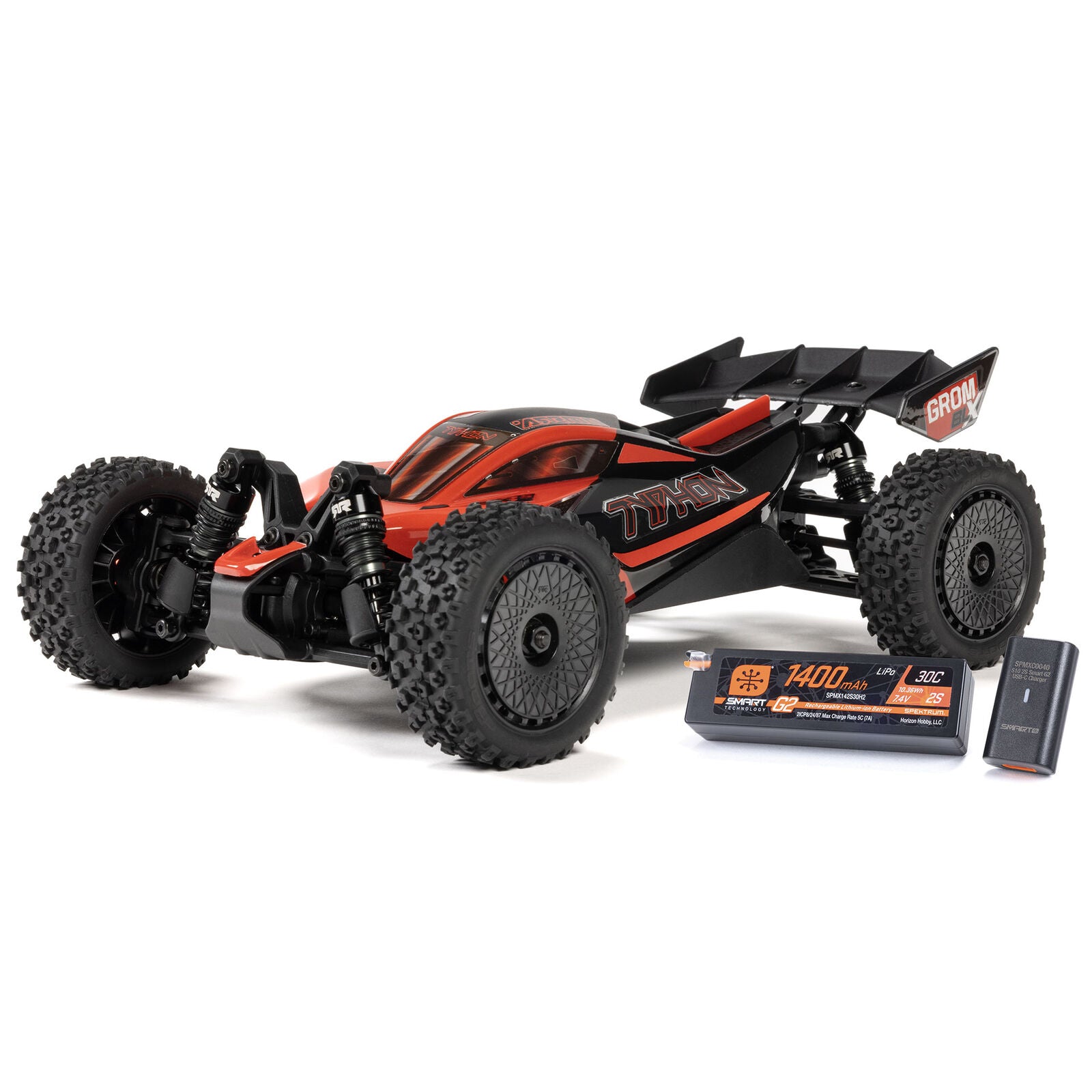 Arrma Typhon Grom 223S BLX 4WD Brushless RTR Buggy | Racerc