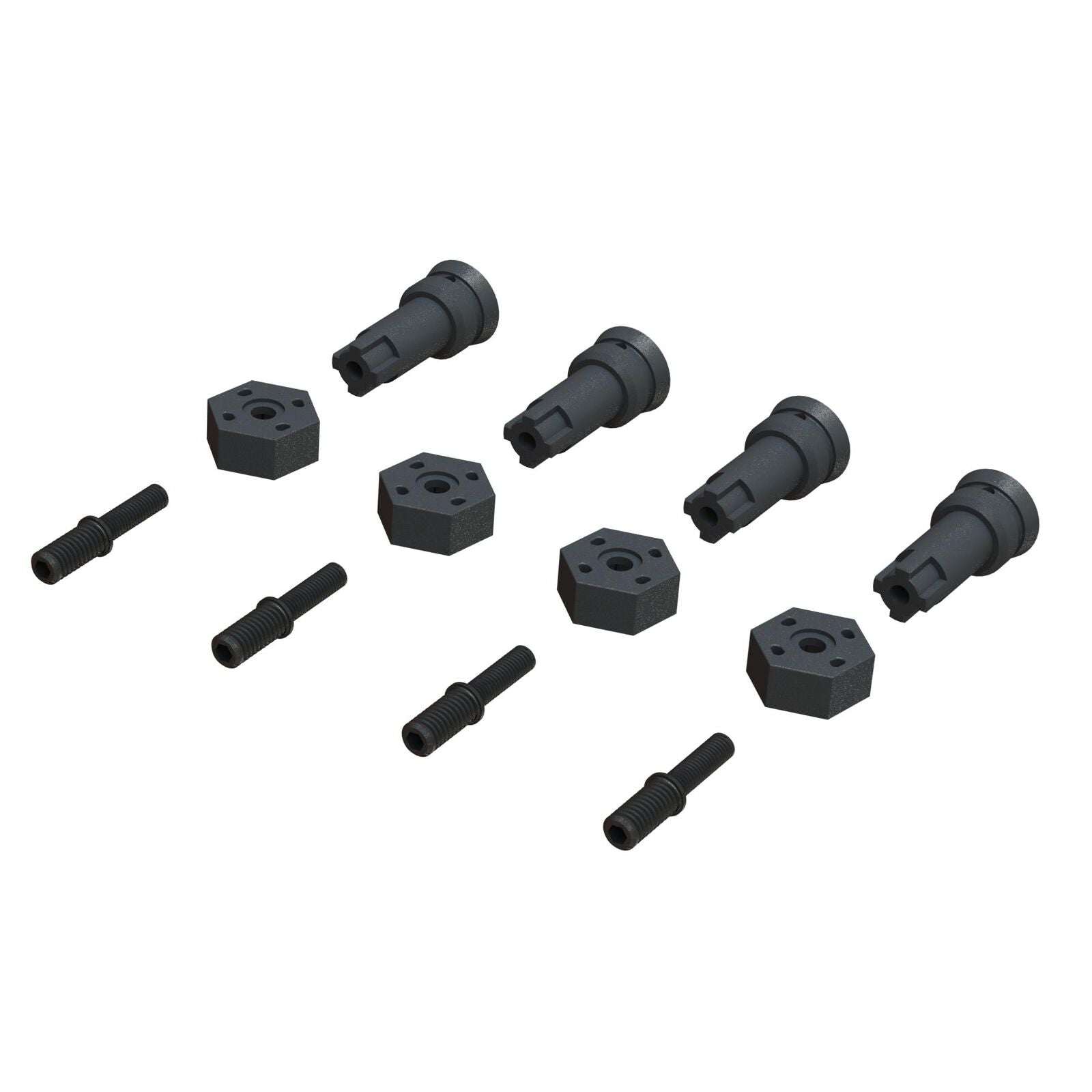 Arrma Grom Wheel Axle and Hub Set