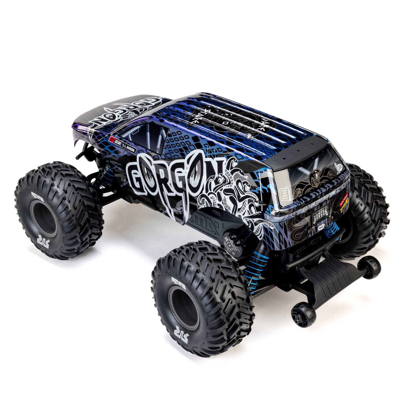 Arrma Gorgon 223S 1/10 RTR Brushless 2WD Monster Truck  – Με SLT2, DSC & 2S/3S Brushless Σύστημα