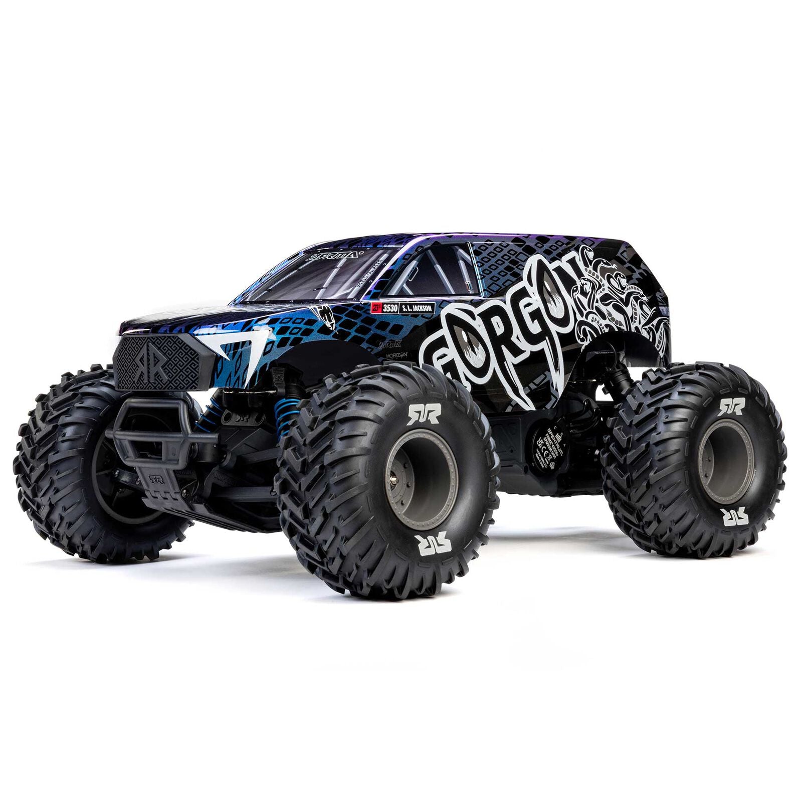 Arrma Gorgon 223S 1/10 RTR Brushless 2WD Monster Truck  – Με SLT2, DSC & 2S/3S Brushless Σύστημα