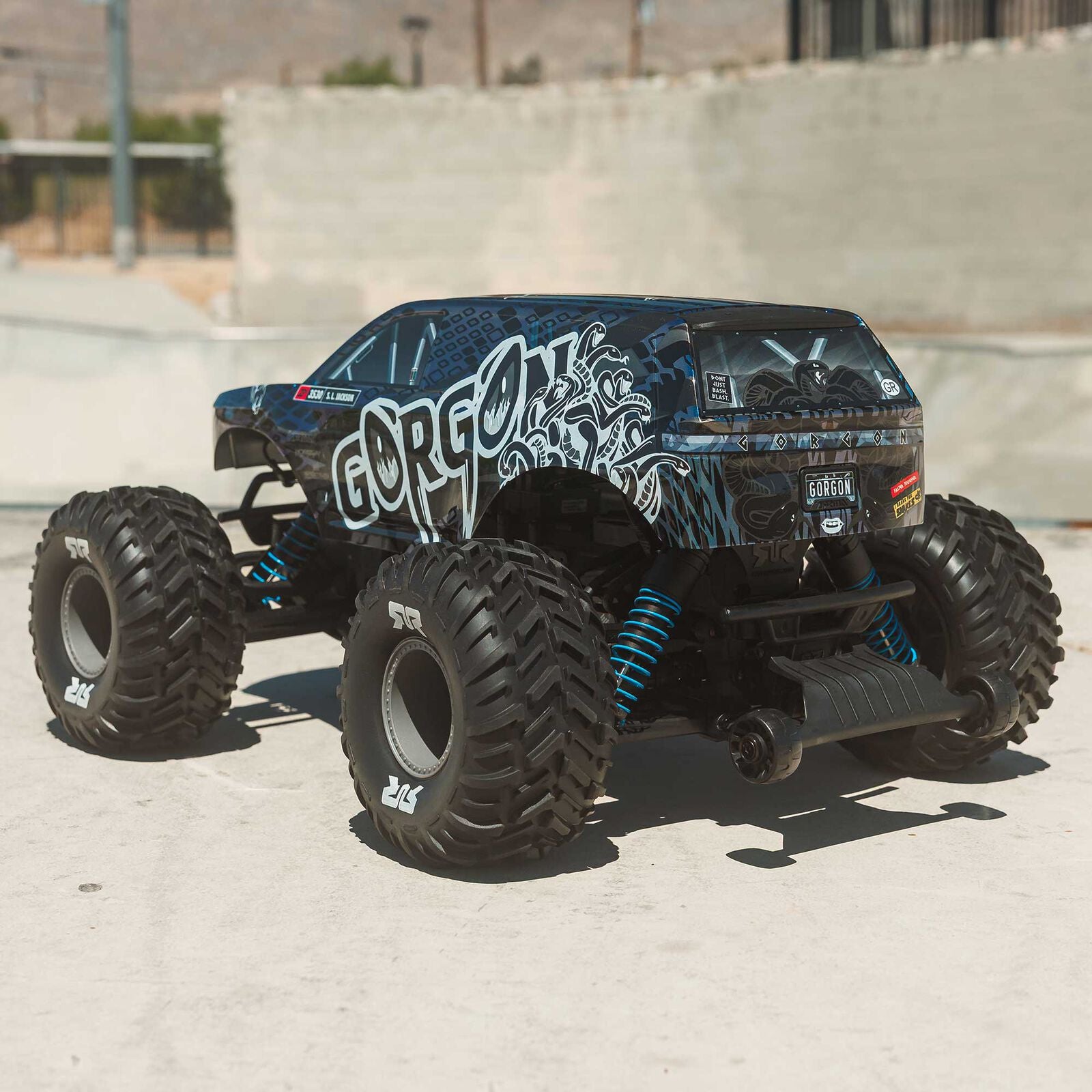 Arrma Gorgon 223S 1/10 RTR Brushless 2WD Monster Truck  – Με SLT2, DSC & 2S/3S Brushless Σύστημα