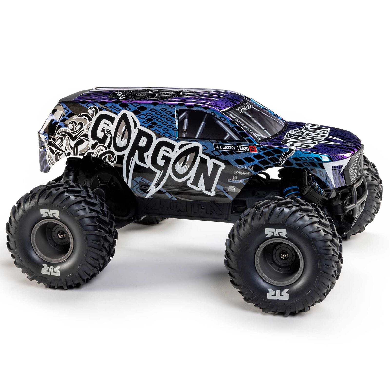 Arrma Gorgon 223S 1/10 RTR Brushless 2WD Monster Truck  – Με SLT2, DSC & 2S/3S Brushless Σύστημα