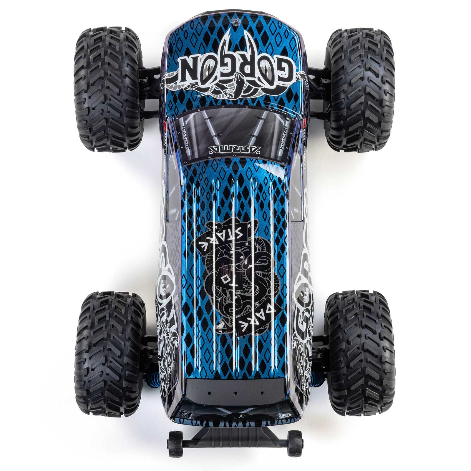 Arrma Gorgon 223S 1/10 RTR Brushless 2WD Monster Truck  – Με SLT2, DSC & 2S/3S Brushless Σύστημα