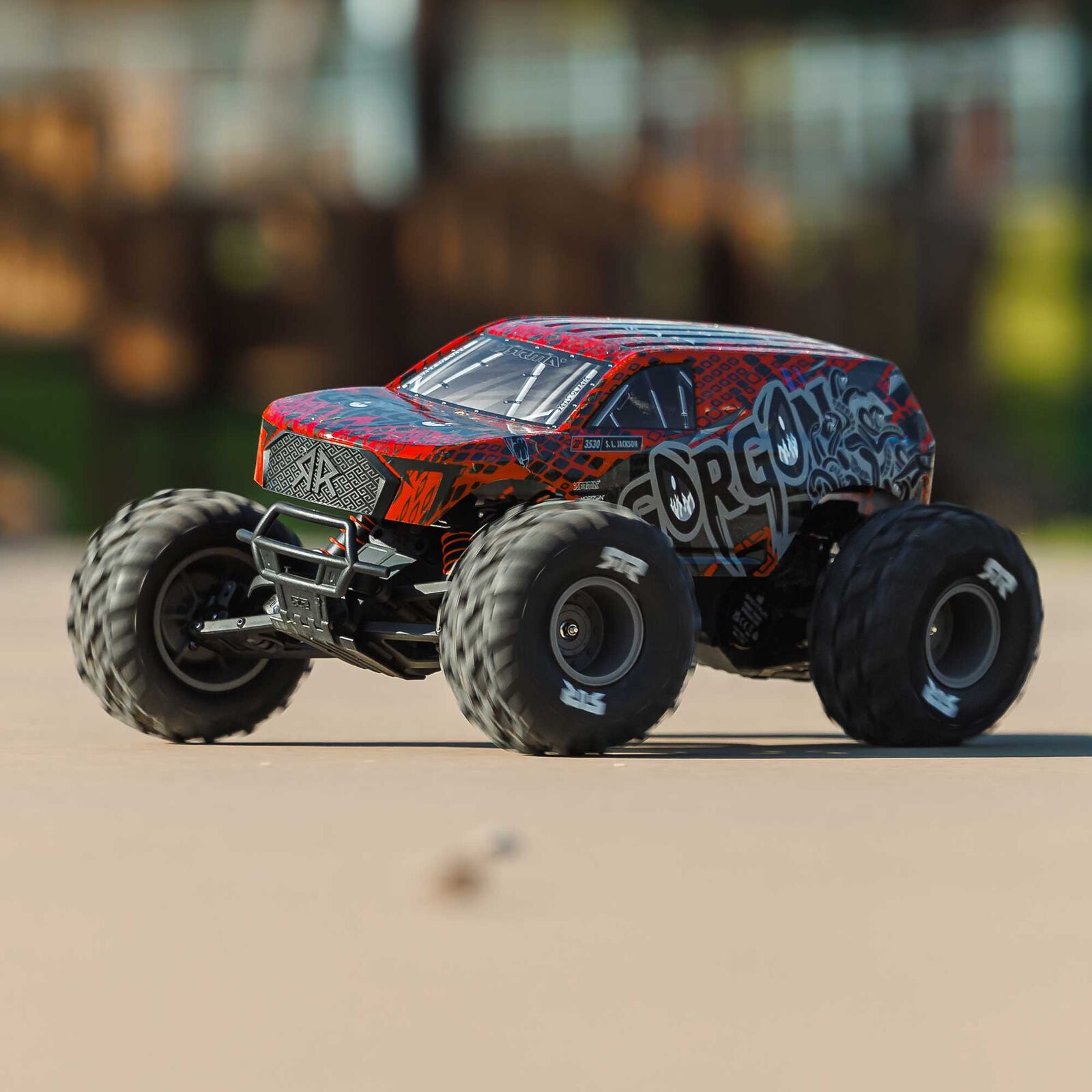 Arrma Gorgon 223S 1/10 RTR Brushless 2WD Monster Truck  – Με SLT2, DSC & 2S/3S Brushless Σύστημα