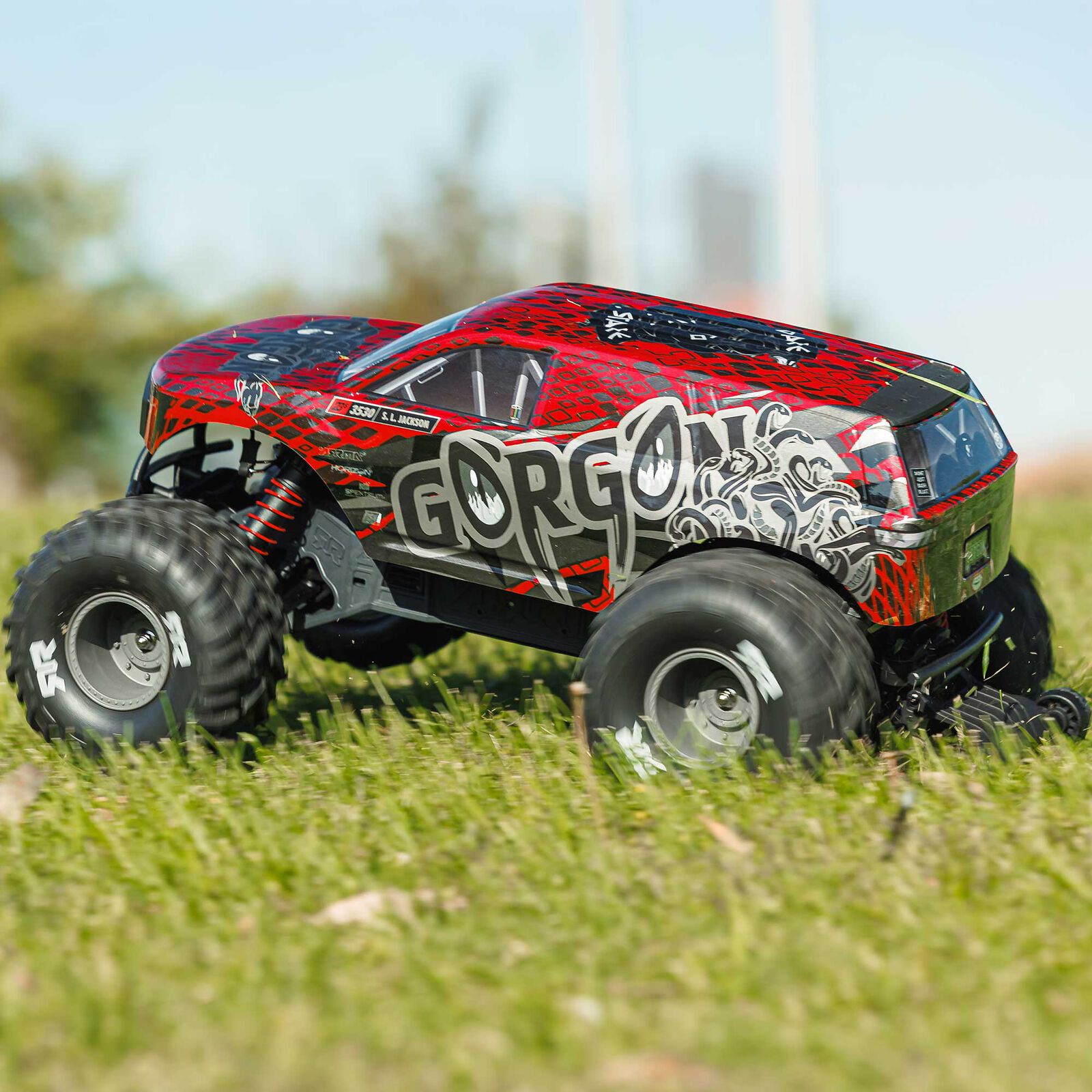 Arrma Gorgon 223S 1/10 RTR Brushless 2WD Monster Truck  – Με SLT2, DSC & 2S/3S Brushless Σύστημα