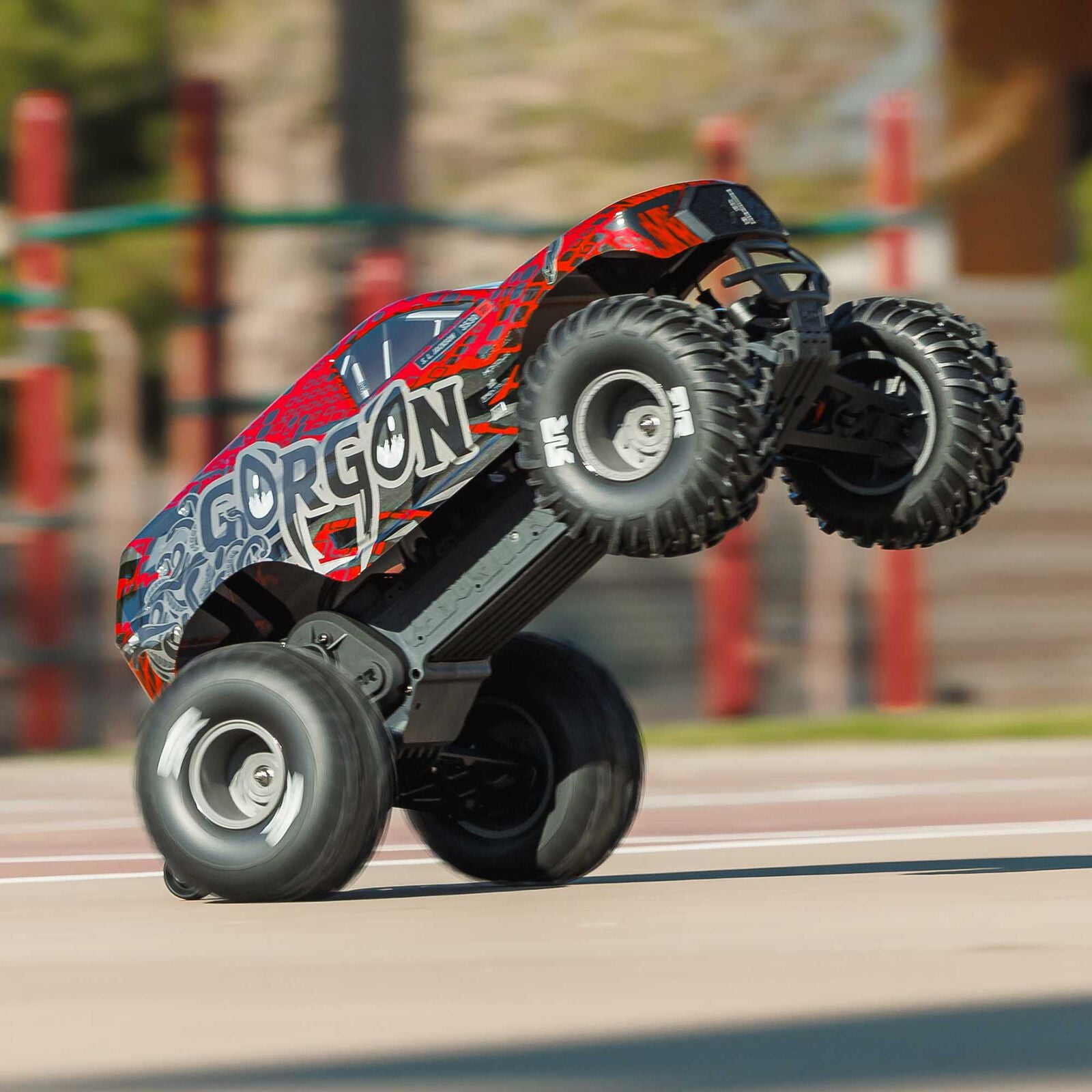 Arrma Gorgon 223S 1/10 RTR Brushless 2WD Monster Truck  – Με SLT2, DSC & 2S/3S Brushless Σύστημα