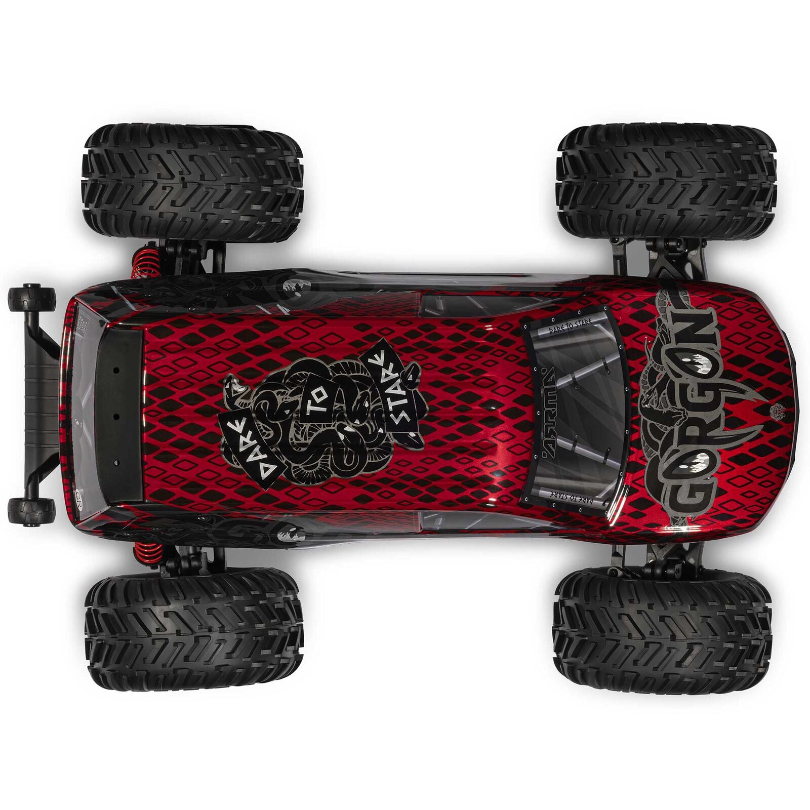Arrma Gorgon 223S 1/10 RTR Brushless 2WD Monster Truck  – Με SLT2, DSC & 2S/3S Brushless Σύστημα