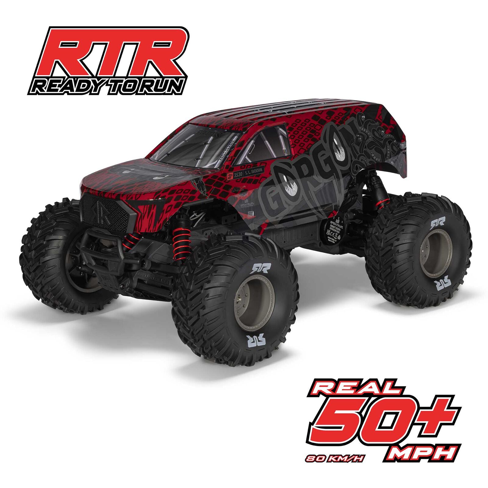 Arrma Gorgon 223S 1/10 RTR Brushless 2WD Monster Truck  – Με SLT2, DSC & 2S/3S Brushless Σύστημα