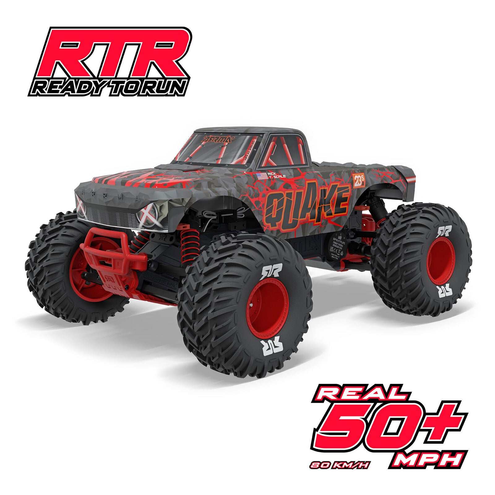 ARRMA QUAKE 223S BLX 2WD Brushless Monster Truck RTR 1/10 | Racerc