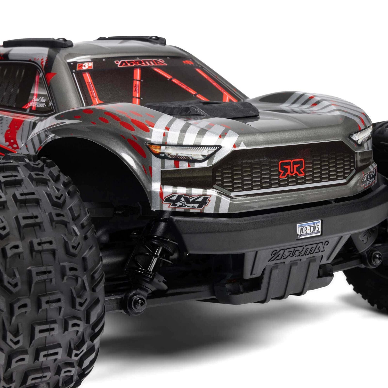 ARRMA Vorteks 223S BLX 1/10 RTR 4WD Brushless Stadium Truck Red | Racerc