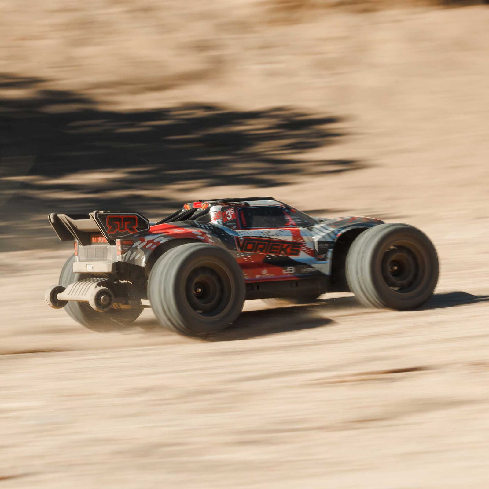 ARRMA Vorteks 223S BLX 1/10 RTR 4WD Brushless Stadium Truck Red | Racerc