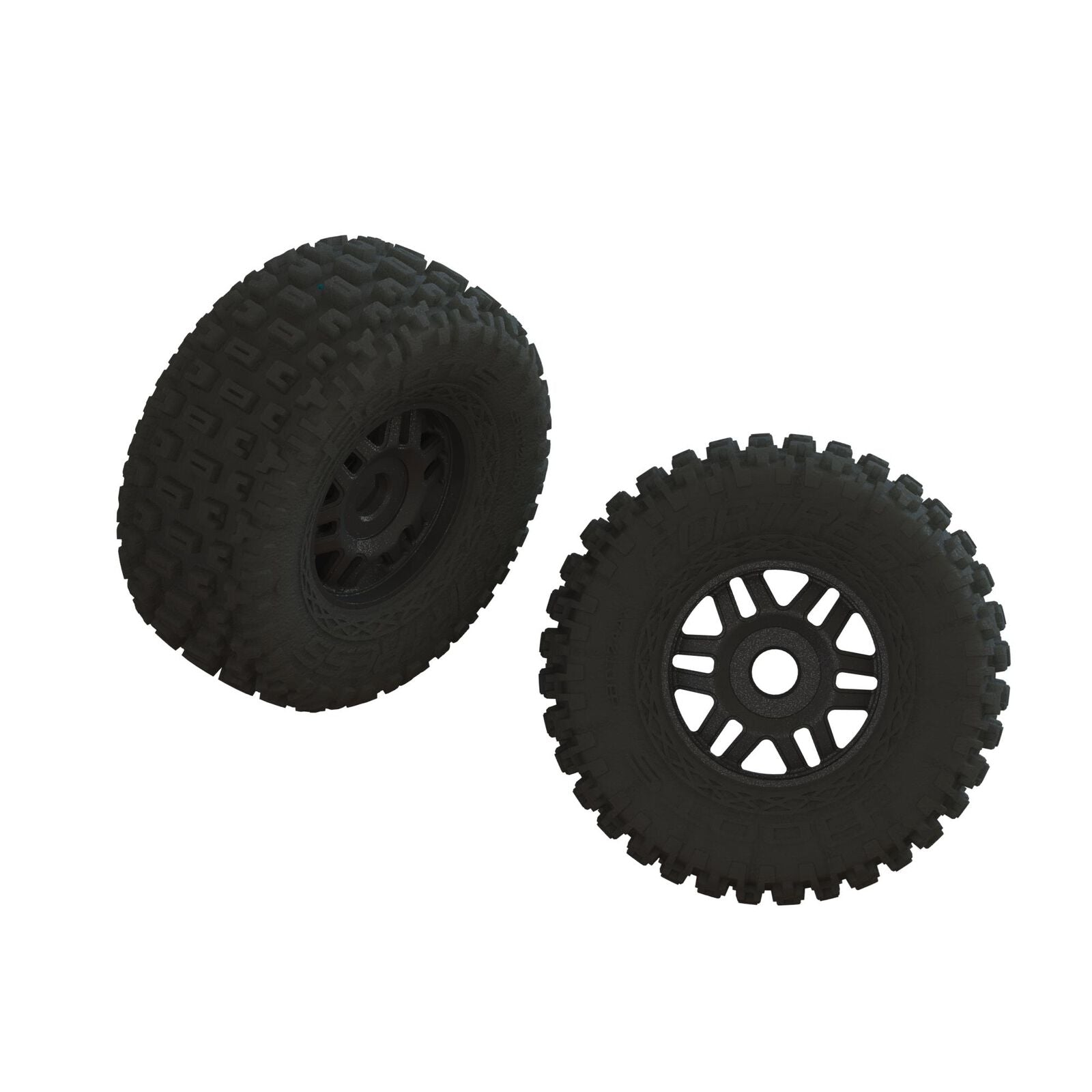 Arrma dBoots FORTRESS LP RC Tires Pre-Glued Μαύρα (2) ARA550110