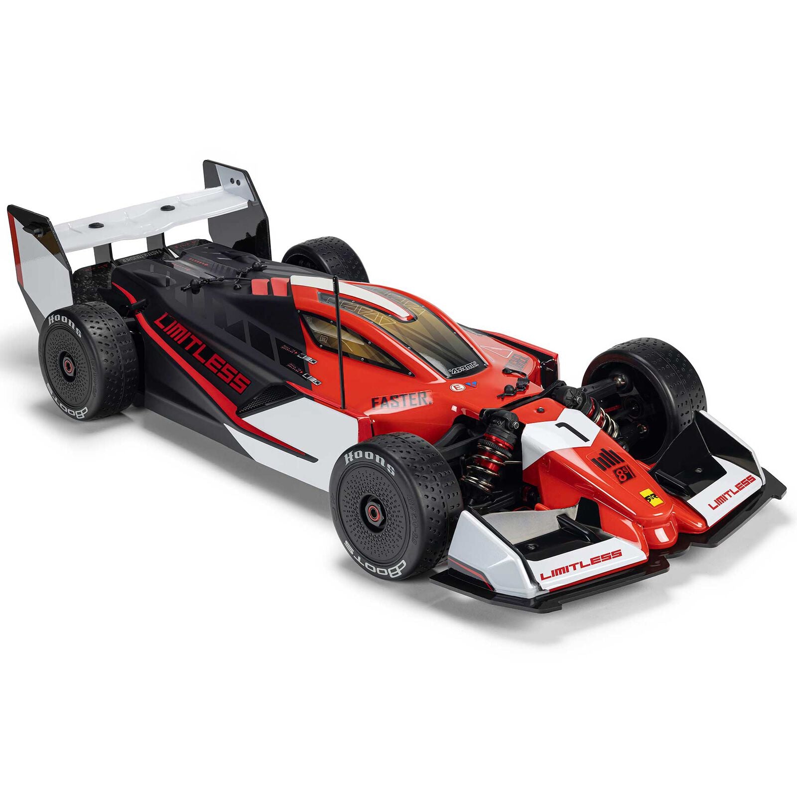ARRMA Limitless 120 8S BLX RTR Red/Black 1/8 4WD Brushless Street Speed με DX3, Smart ESC & AVC