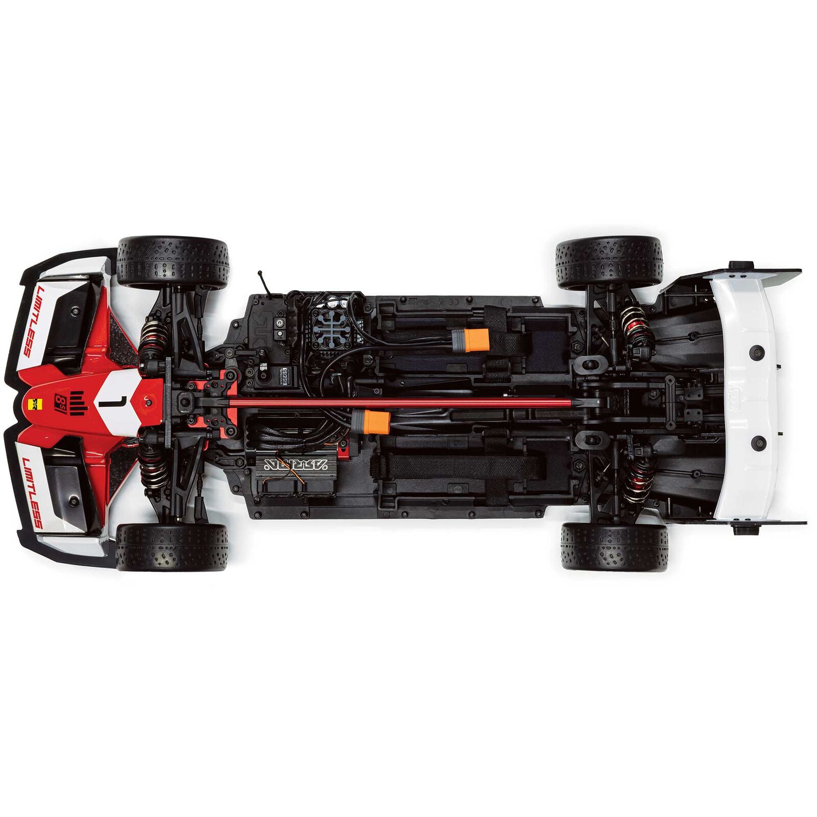 ARRMA Limitless 120 8S BLX RTR Red/Black 1/8 4WD Brushless Street Speed με DX3, Smart ESC & AVC