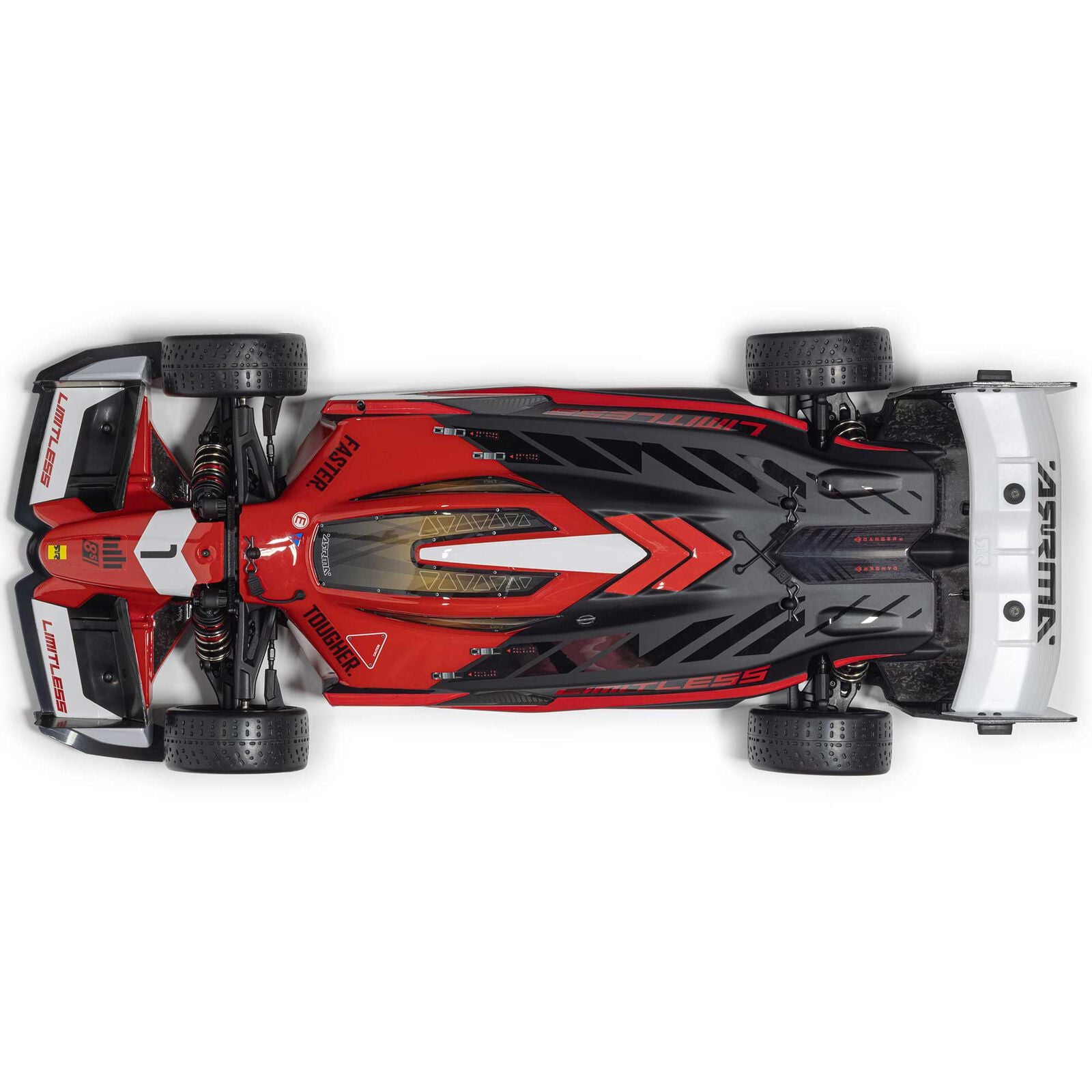 ARRMA Limitless 120 8S BLX RTR Red/Black 1/8 4WD Brushless Street Speed με DX3, Smart ESC & AVC