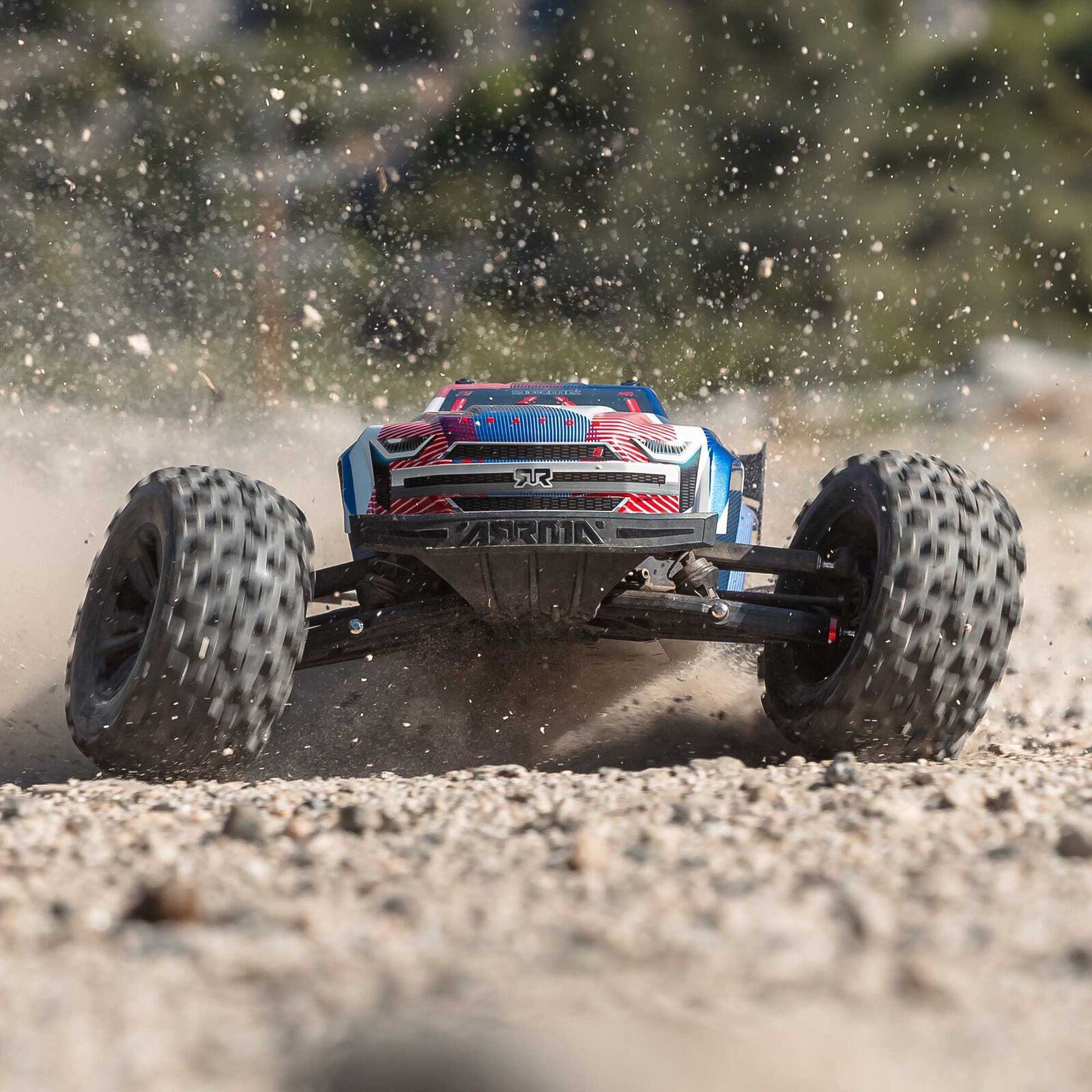 ARRMA Kraton 6S BLX V6 1/8 4WD Brushless Speed Truck RTR (Blue/Red)