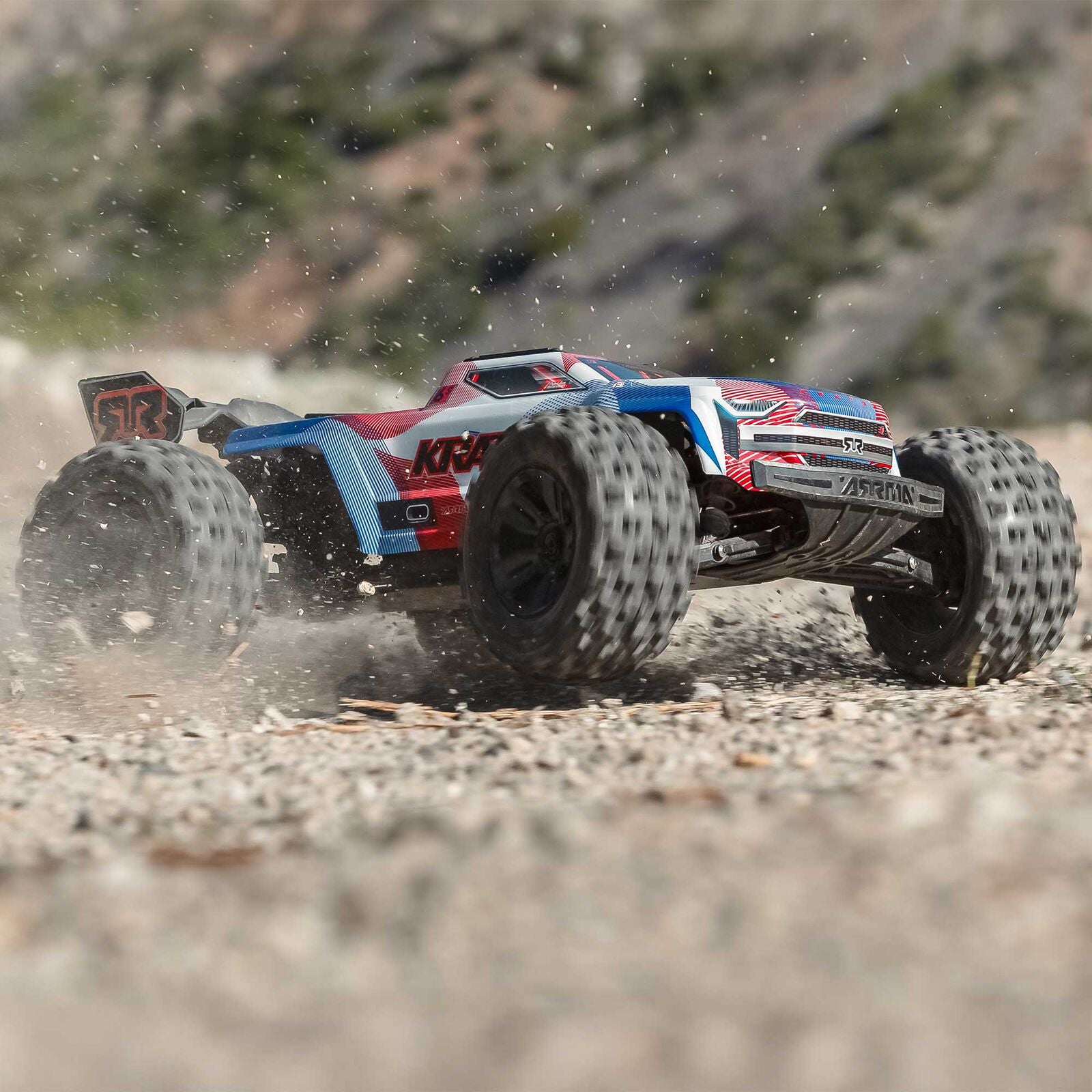 ARRMA Kraton 6S BLX V6 1/8 4WD Brushless Speed Truck RTR (Blue/Red)