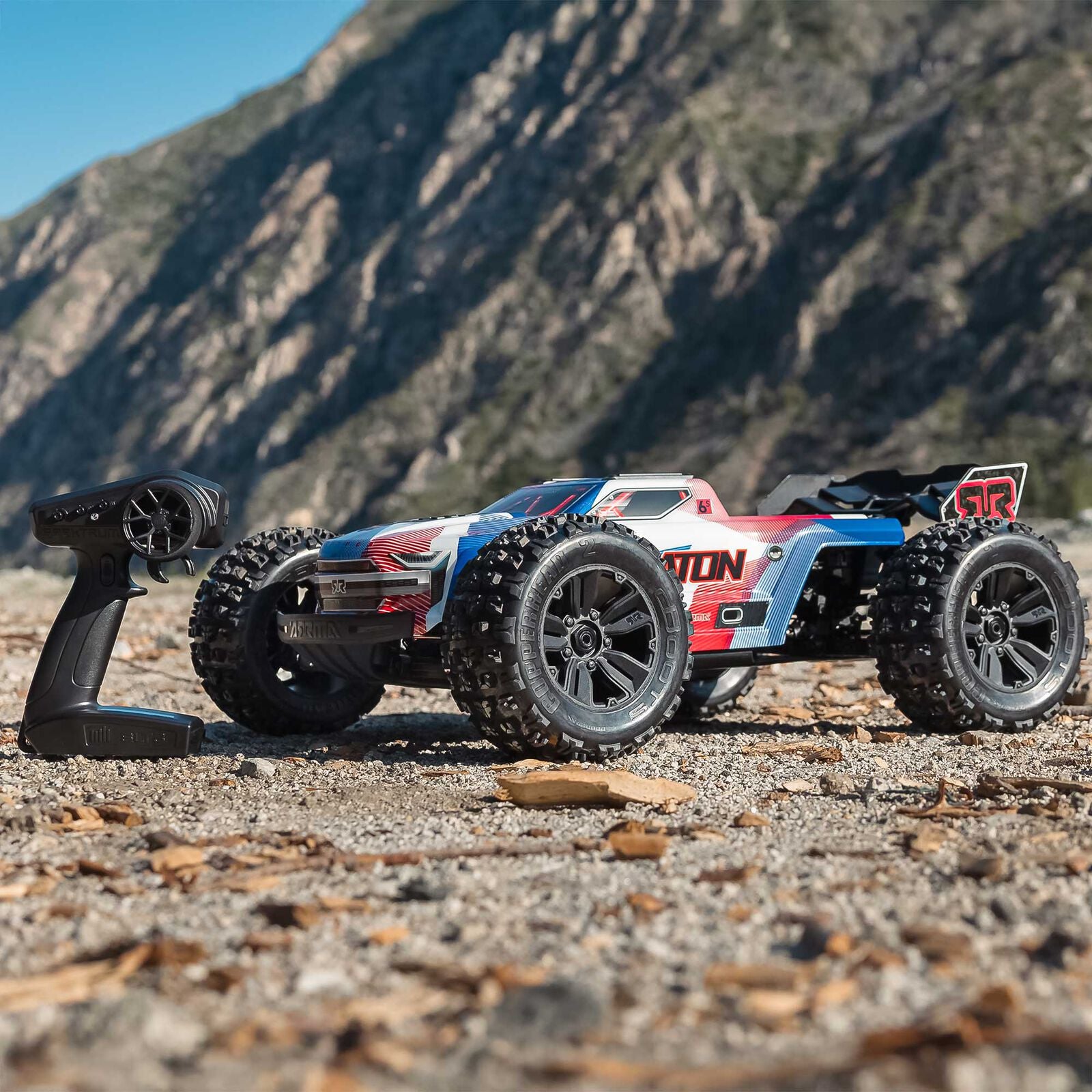 ARRMA Kraton 6S BLX V6 1/8 4WD Brushless Speed Truck RTR (Blue/Red)