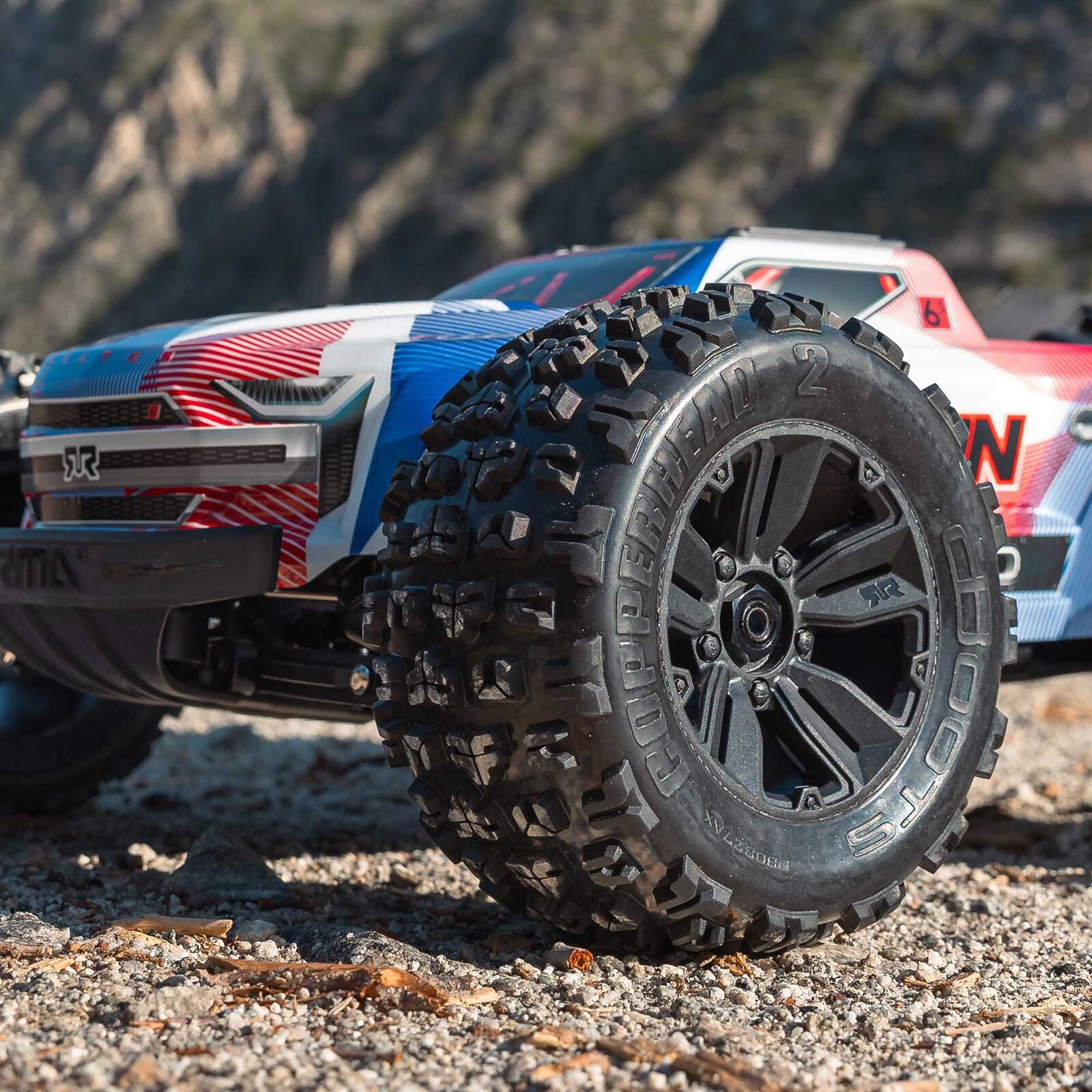ARRMA Kraton 6S BLX V6 1/8 4WD Brushless Speed Truck RTR (Blue/Red)