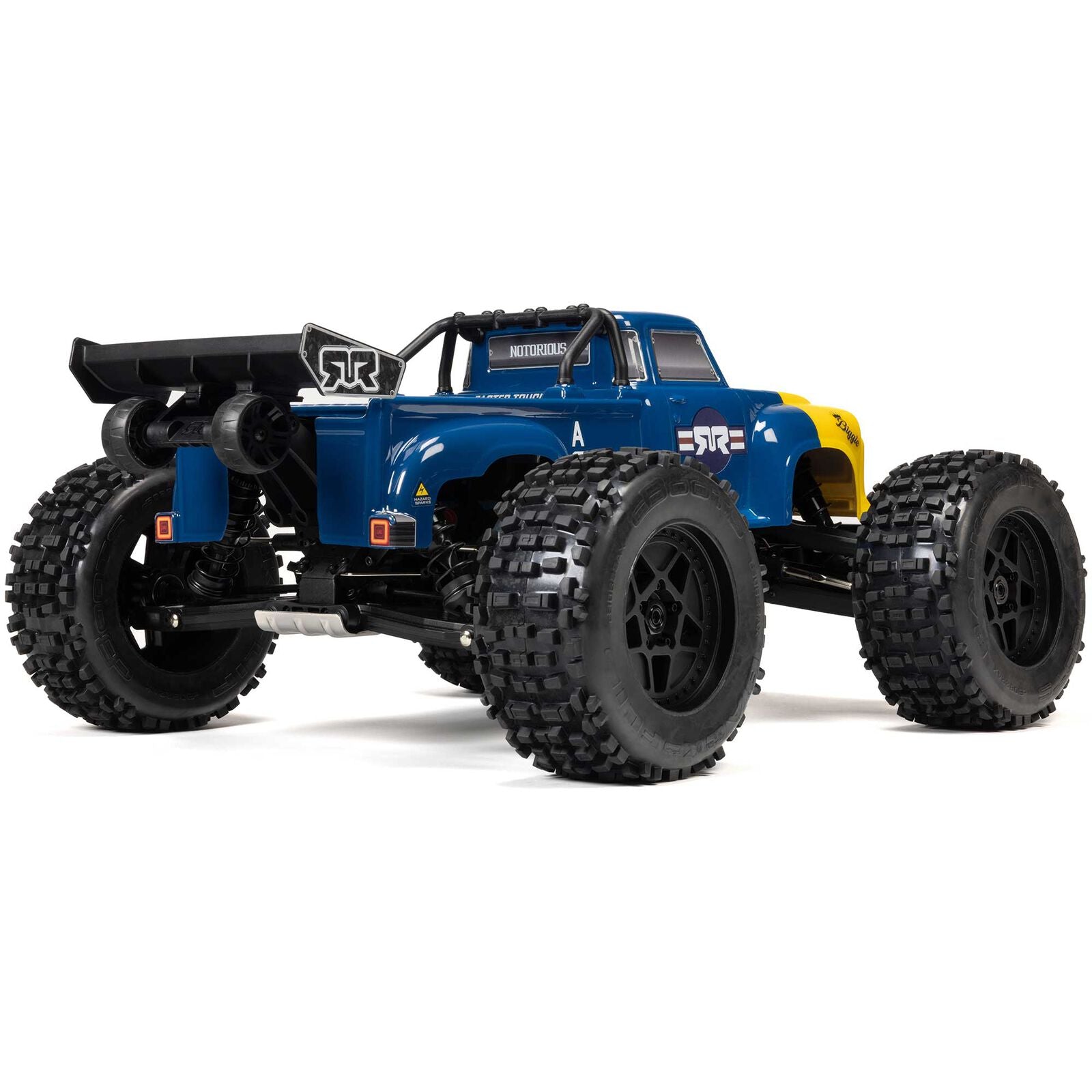 Arrma Notorious 6S BLX V6 1/8 Stunt Truck RTR (Blue) | Racerc