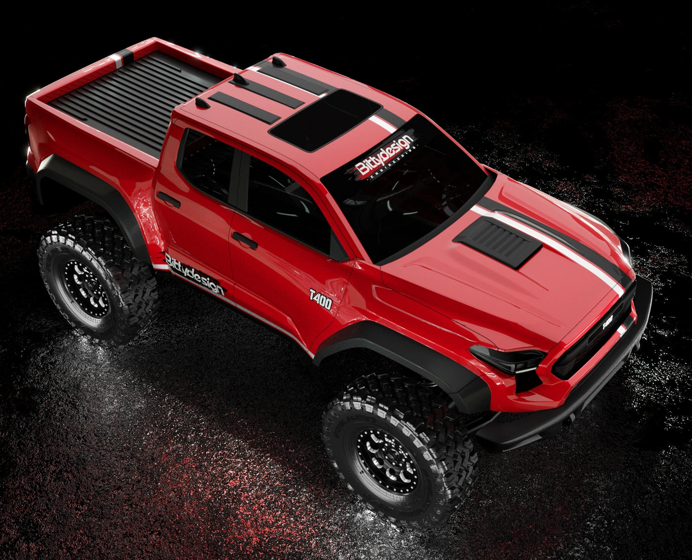 Bittydesign T-400 Διάφανο Αμάξωμα Pre-Cut για Traxxas TRX-4M 1/18
