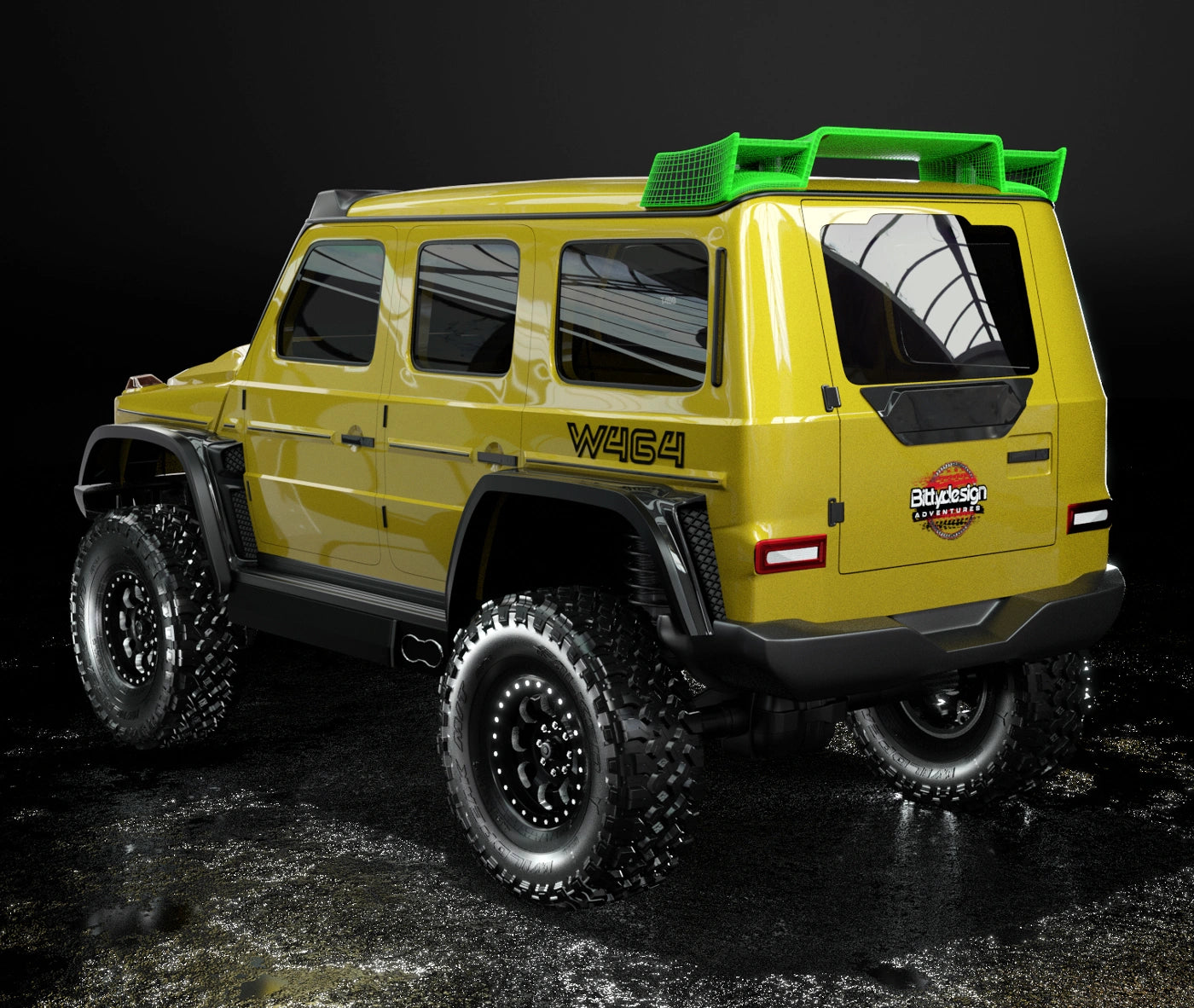Bittydesign W464 Διάφανο Αμάξωμα Pre-Cut για Traxxas TRX-4M 1/18