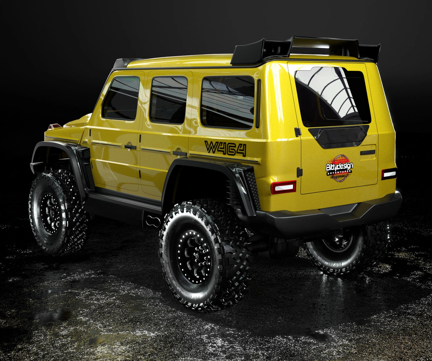 Bittydesign W464 Διάφανο Αμάξωμα Pre-Cut για Traxxas TRX-4M 1/18