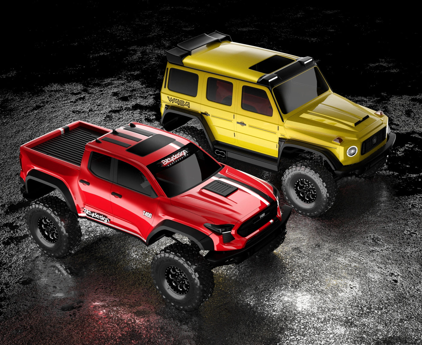 Bittydesign W464 Διάφανο Αμάξωμα Pre-Cut για Traxxas TRX-4M 1/18